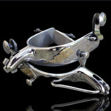 Rounded Stainless Saddle Bronc Spurs